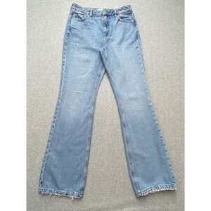 Dynamite Womens Jeans Candice29x30 Light Wash Frayed Hem Straight Leg Tag‎ 27